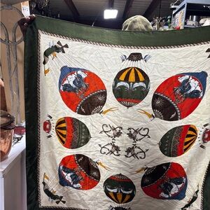 Hermes  Hot Air Balloon Scarf, Green